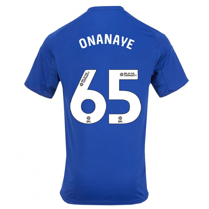 Danxen Kinder Toby Onanaye #65 Blau Gold Heimtrikot Trikot 2025/26 T-Shirt Österreich