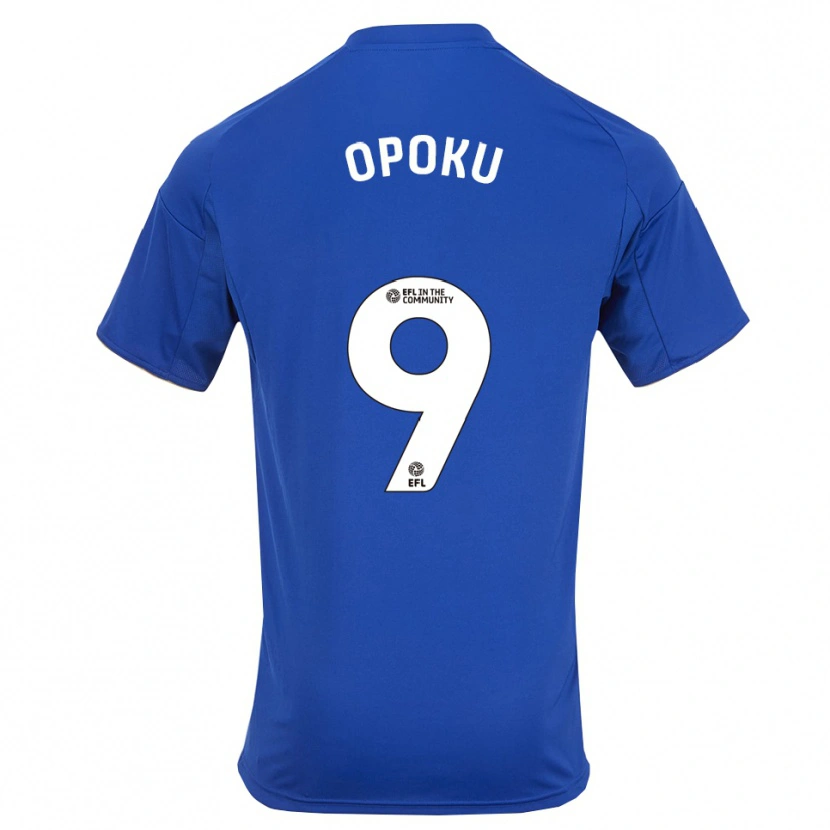 Danxen Kinder Nathaniel Opoku #9 Blau Gold Heimtrikot Trikot 2025/26 T-Shirt Österreich