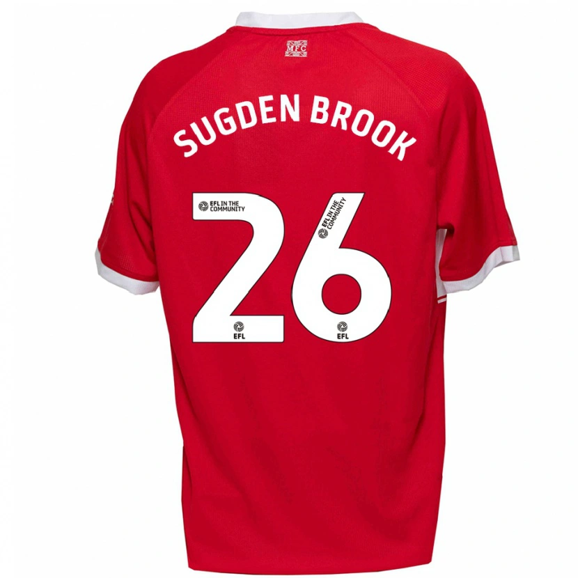 Danxen Kinder Darcie Sugden-Brook #26 Rot Weiß Heimtrikot Trikot 2025/26 T-Shirt Österreich