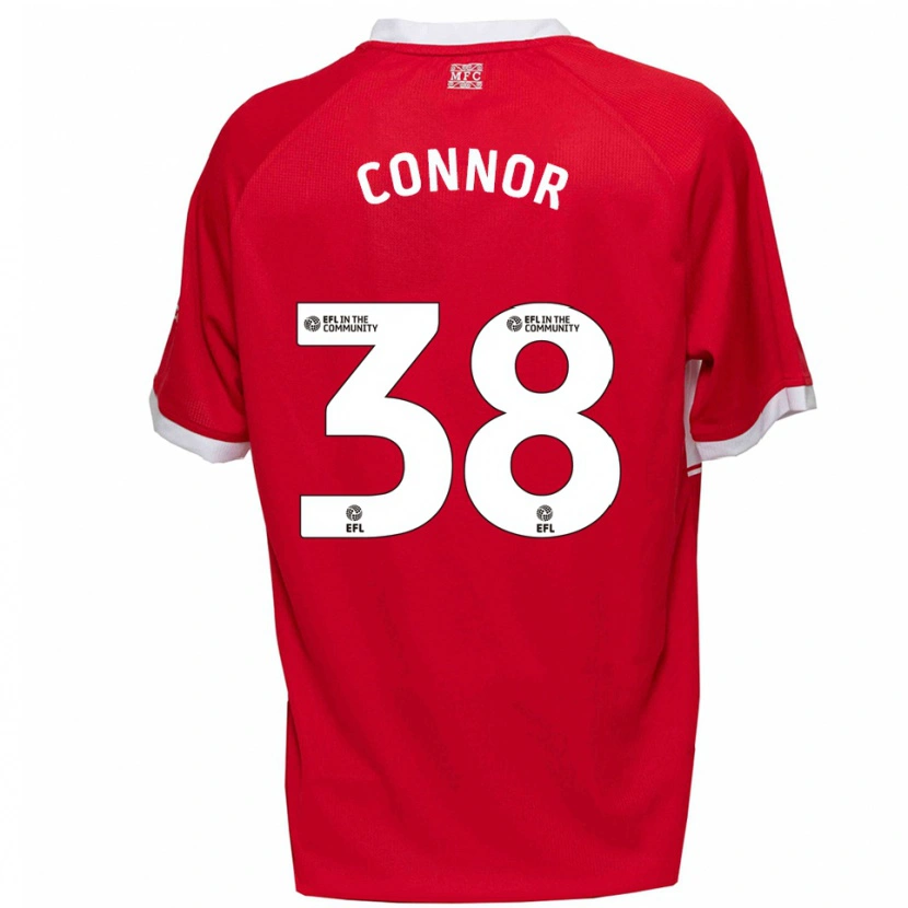Danxen Kinder Shea Connor #38 Rot Weiß Heimtrikot Trikot 2025/26 T-Shirt Österreich