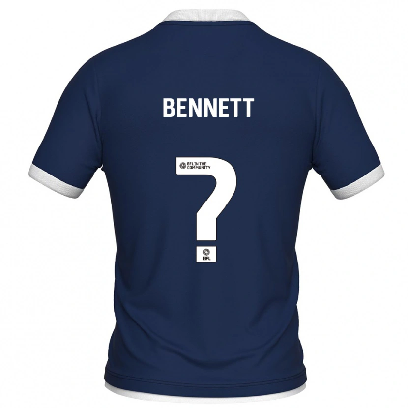 Danxen Kinder Shay Bennett #0 Marine Weiß Heimtrikot Trikot 2025/26 T-Shirt Österreich