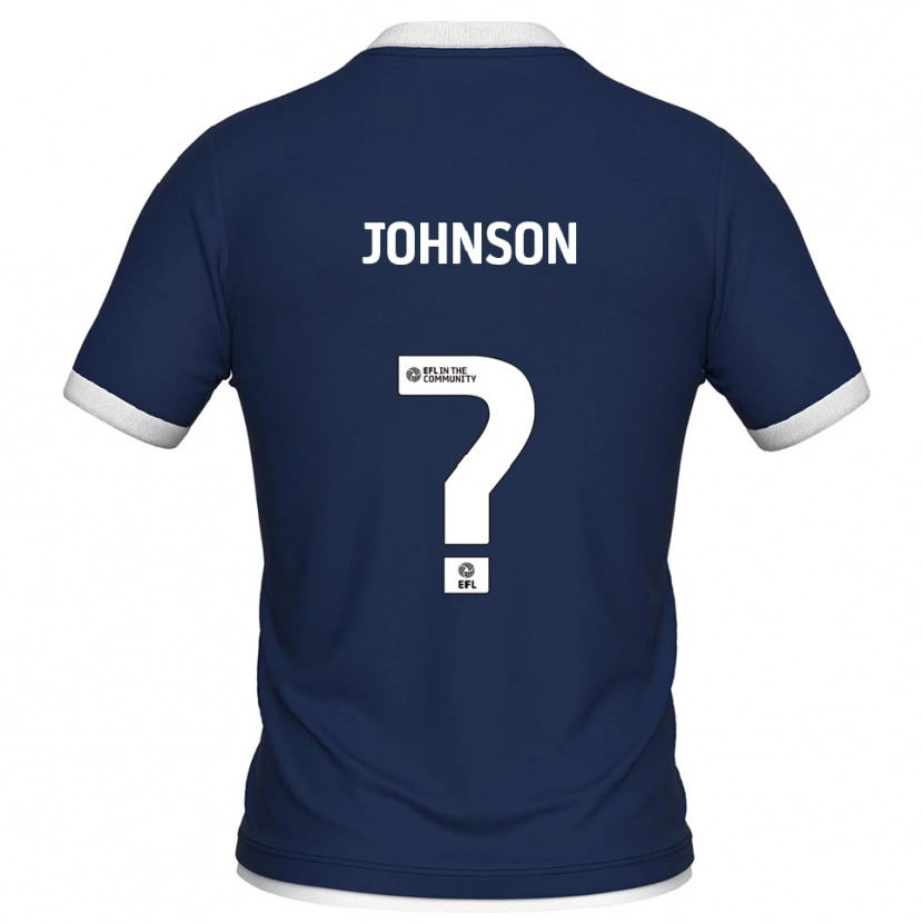 Danxen Kinder Esme Johnson #0 Marine Weiß Heimtrikot Trikot 2025/26 T-Shirt Österreich