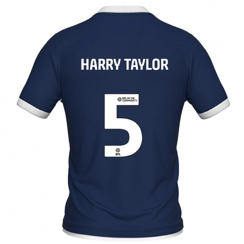 Danxen Kinder Harry Taylor #5 Marine Weiß Heimtrikot Trikot 2025/26 T-Shirt Österreich