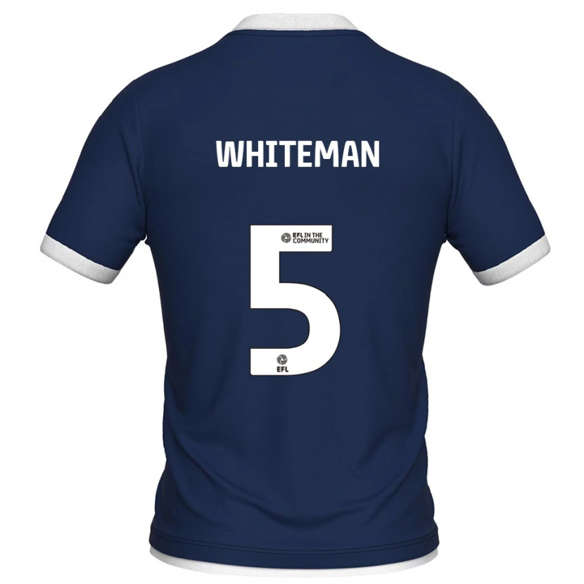 Danxen Kinder Harvey Whiteman #5 Marine Weiß Heimtrikot Trikot 2025/26 T-Shirt Österreich