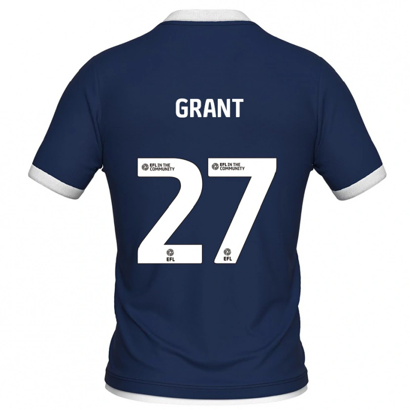 Danxen Kinder Kamarl Grant #27 Marine Weiß Heimtrikot Trikot 2025/26 T-Shirt Österreich