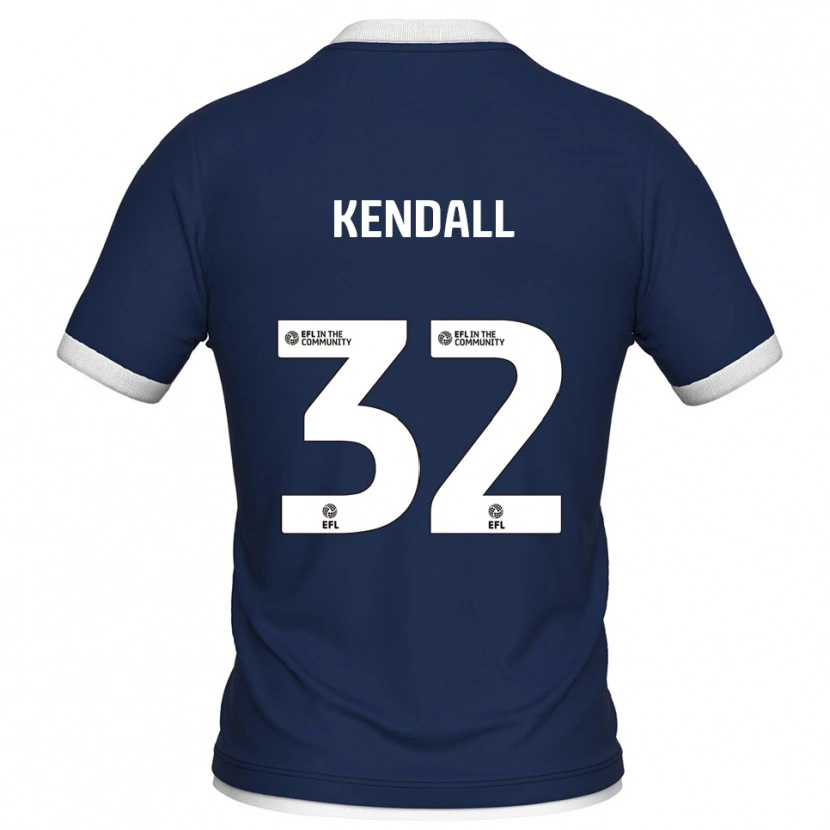 Danxen Kinder Sheldon Kendall #32 Marine Weiß Heimtrikot Trikot 2025/26 T-Shirt Österreich