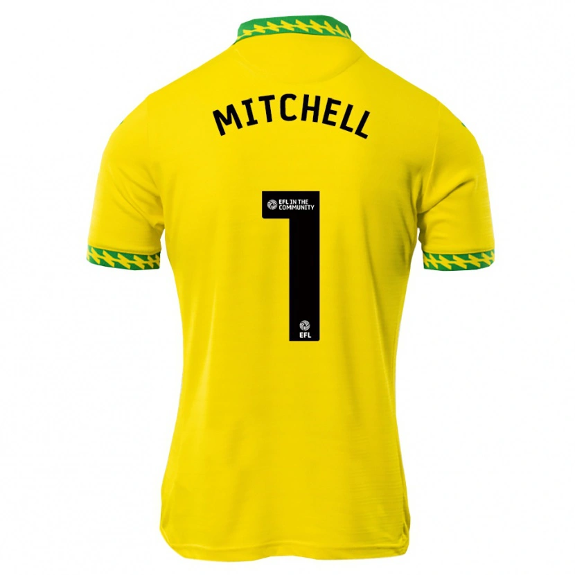 Danxen Kinder Rylee Mitchell #1 Weiß Grün Heimtrikot Trikot 2025/26 T-Shirt Österreich