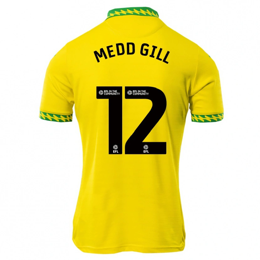Danxen Kinder Tamsin Medd-Gill #12 Weiß Grün Heimtrikot Trikot 2025/26 T-Shirt Österreich