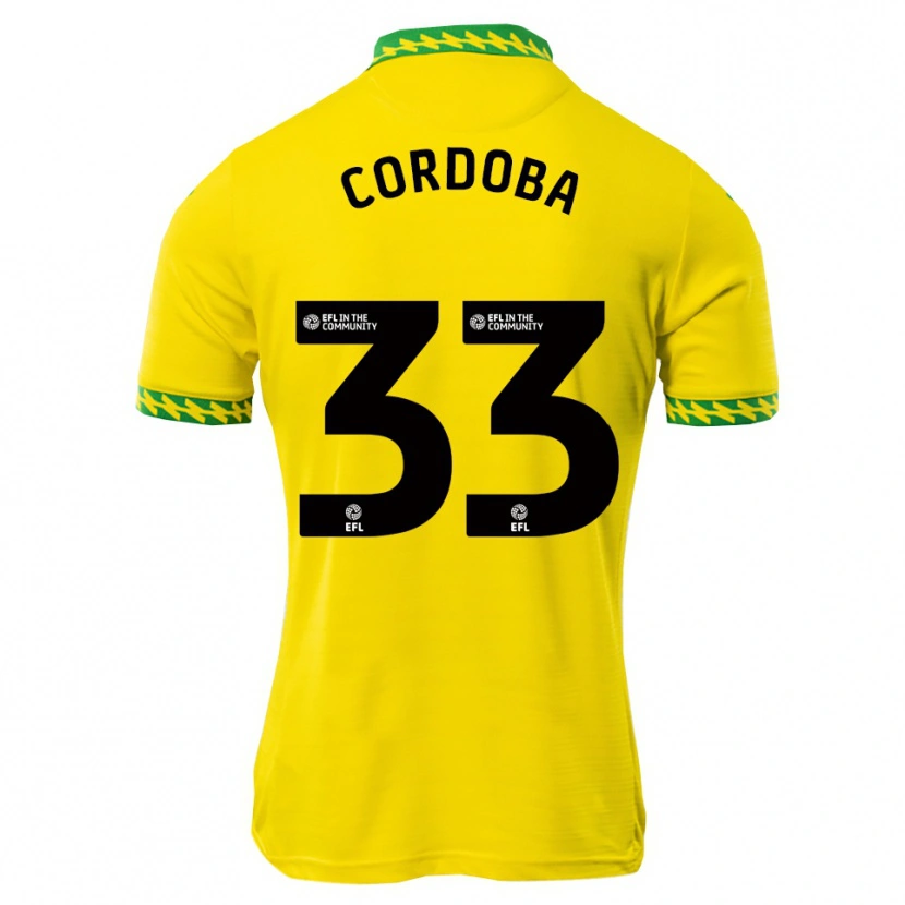 Danxen Kinder José Córdoba #33 Weiß Grün Heimtrikot Trikot 2025/26 T-Shirt Österreich