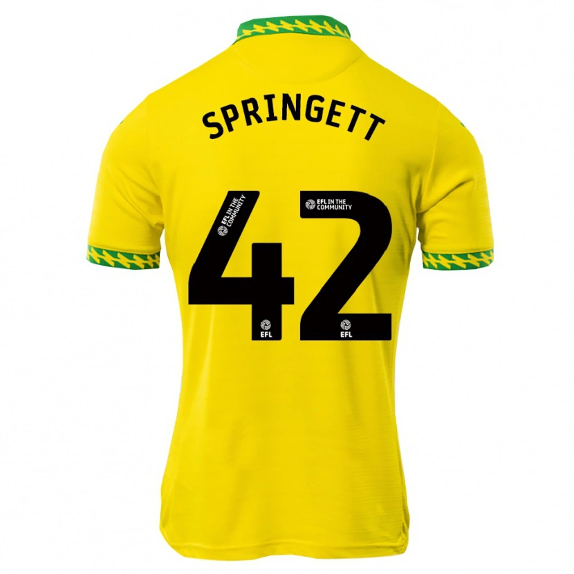 Danxen Kinder Tony Springett #42 Weiß Grün Heimtrikot Trikot 2025/26 T-Shirt Österreich