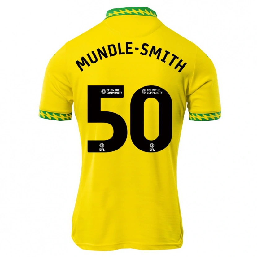 Danxen Kinder Errol Mundle-Smith #50 Weiß Grün Heimtrikot Trikot 2025/26 T-Shirt Österreich