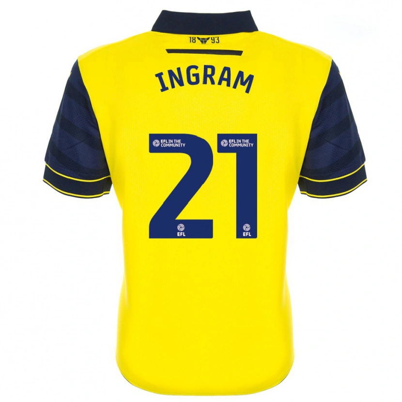 Danxen Kinder Matt Ingram #21 Gelb Marine Heimtrikot Trikot 2025/26 T-Shirt Österreich