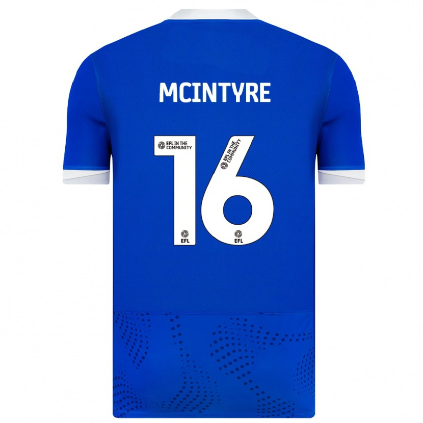 Danxen Kinder Tom Mcintyre #16 Blau Weiß Heimtrikot Trikot 2025/26 T-Shirt Österreich