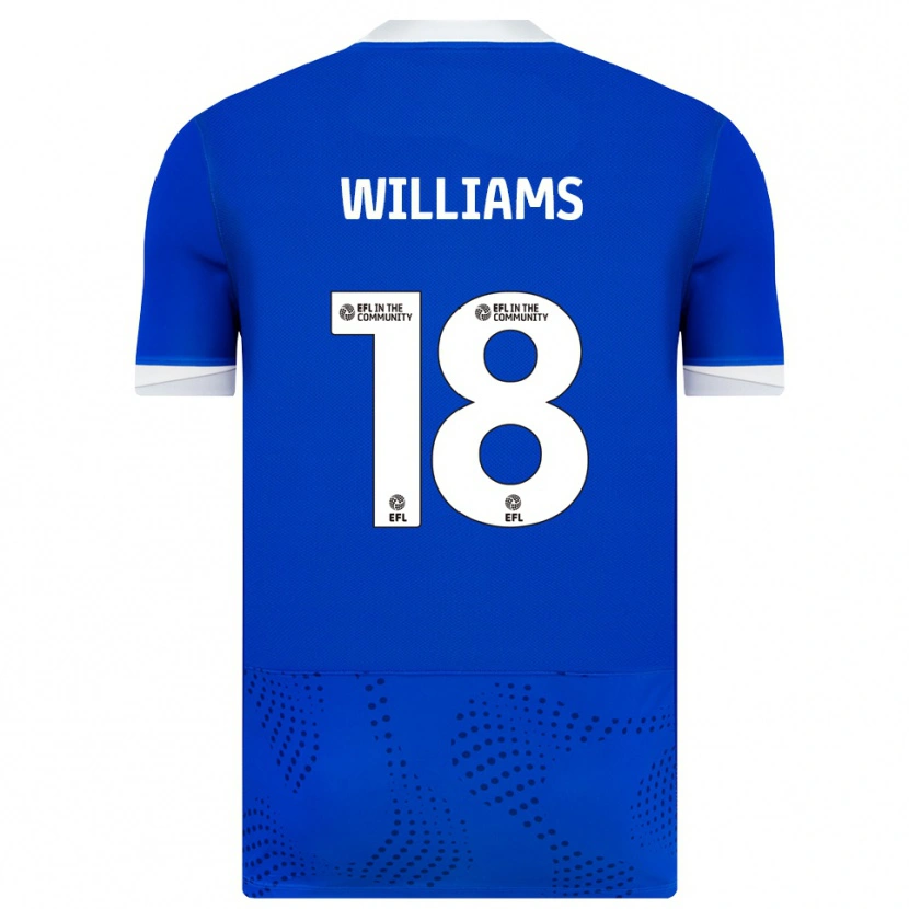 Danxen Kinder Scarlett Williams #18 Blau Weiß Heimtrikot Trikot 2025/26 T-Shirt Österreich