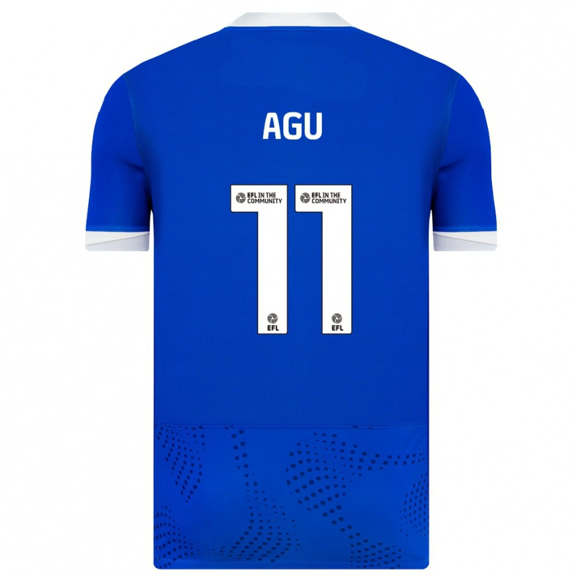 Danxen Kinder Chinedu Agu #11 Blau Weiß Heimtrikot Trikot 2025/26 T-Shirt Österreich
