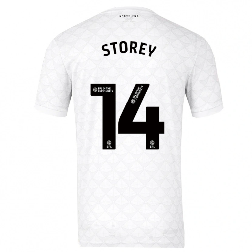 Danxen Kinder Jordan Storey #14 Weiß Rot Heimtrikot Trikot 2025/26 T-Shirt Österreich