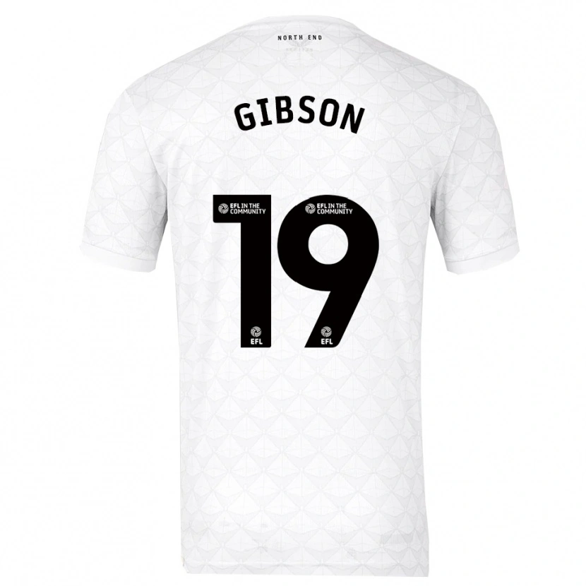 Danxen Kinder Lewis Gibson #19 Weiß Rot Heimtrikot Trikot 2025/26 T-Shirt Österreich