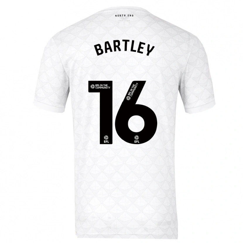 Danxen Kinder Melanie Bartley #16 Weiß Rot Heimtrikot Trikot 2025/26 T-Shirt Österreich