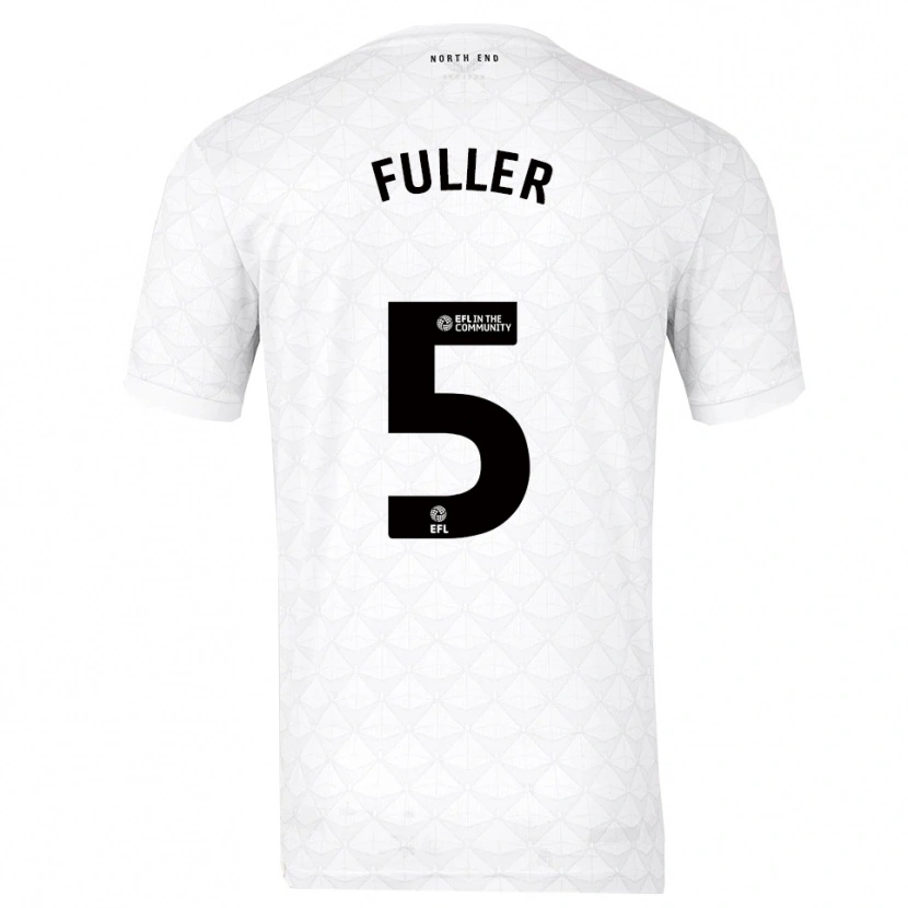 Danxen Kinder Olivia Fuller #5 Weiß Rot Heimtrikot Trikot 2025/26 T-Shirt Österreich