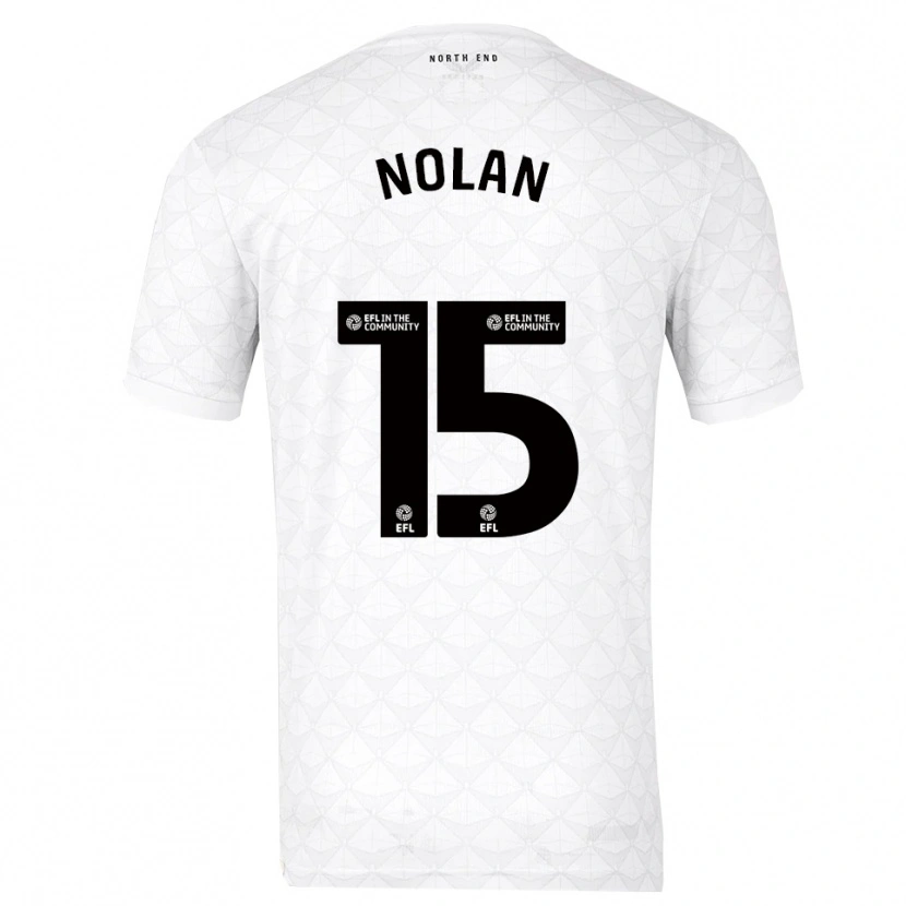 Danxen Kinder Ed Nolan #15 Weiß Rot Heimtrikot Trikot 2025/26 T-Shirt Österreich