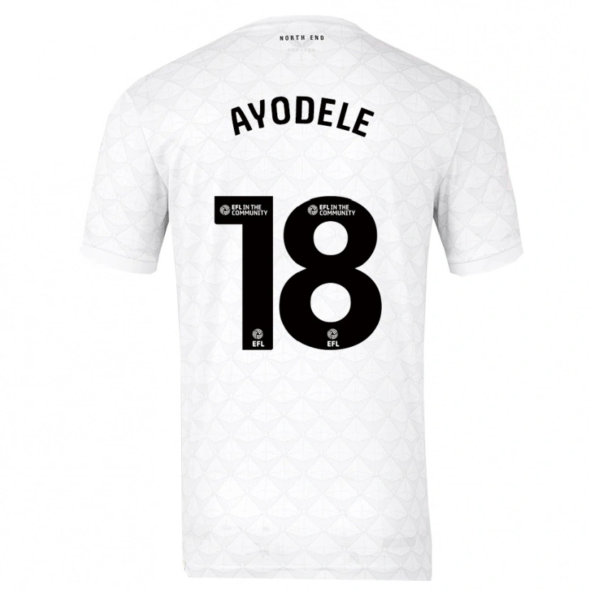Danxen Kinder Michael Ayodele #18 Weiß Rot Heimtrikot Trikot 2025/26 T-Shirt Österreich