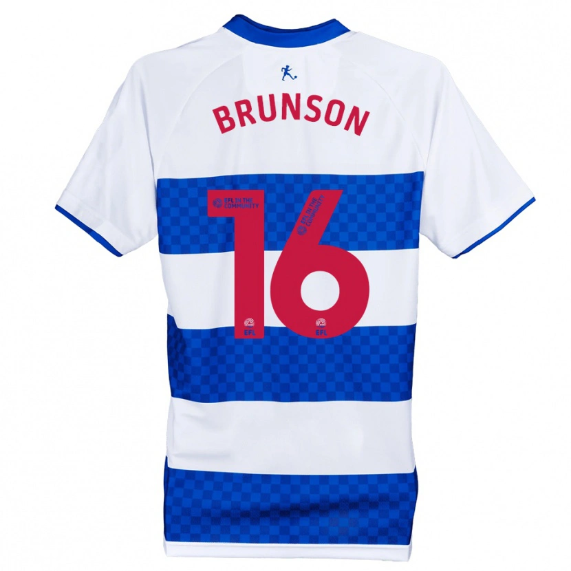 Danxen Kinder Kalen Brunson #16 Blau Weiß Heimtrikot Trikot 2025/26 T-Shirt Österreich