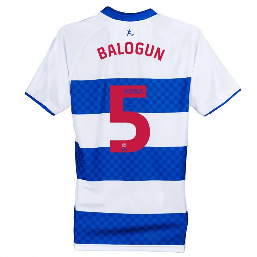 Danxen Kinder Isaiah Balogun #5 Blau Weiß Heimtrikot Trikot 2025/26 T-Shirt Österreich