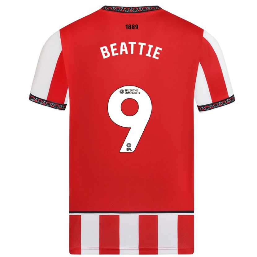 Danxen Kinder Jevan Beattie #9 Rot Weiß Heimtrikot Trikot 2025/26 T-Shirt Österreich