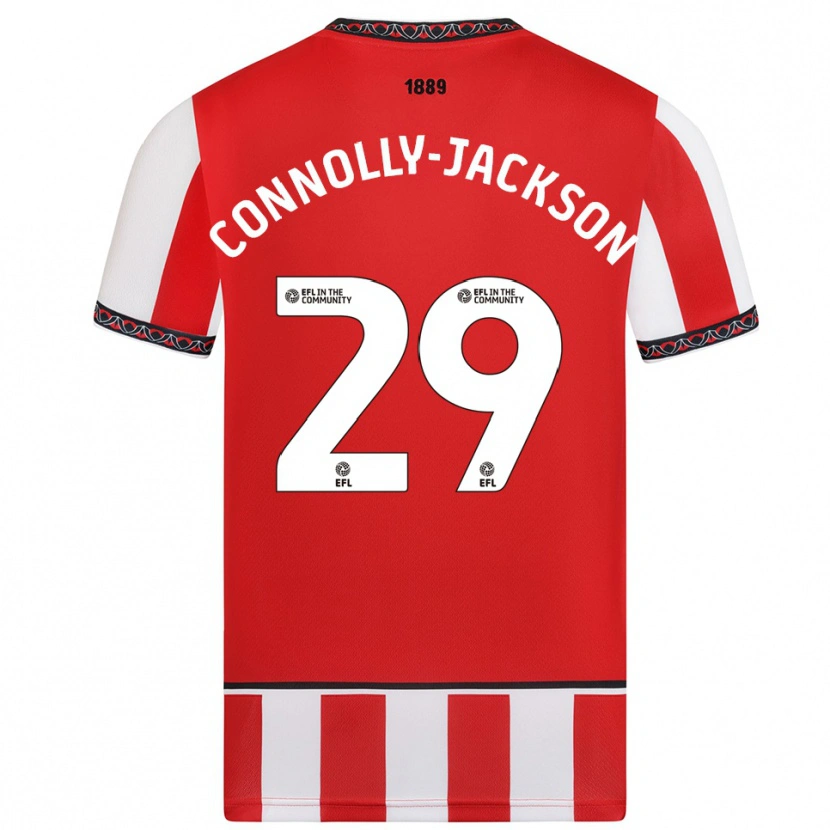 Danxen Kinder Fallon Connolly-Jackson #29 Rot Weiß Heimtrikot Trikot 2025/26 T-Shirt Österreich