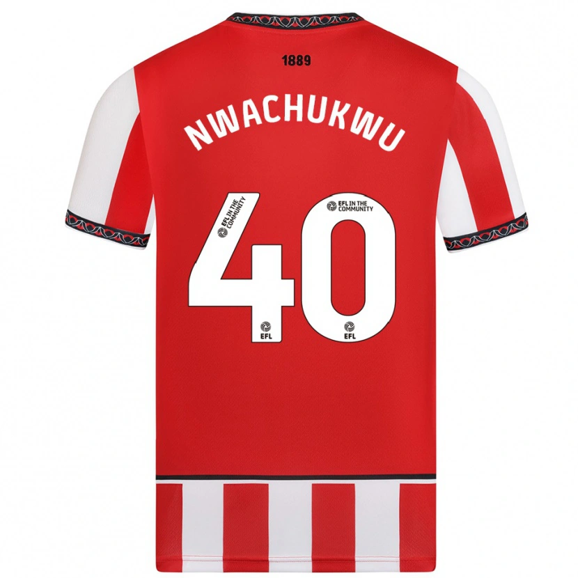 Danxen Kinder Christian Nwachukwu #40 Rot Weiß Heimtrikot Trikot 2025/26 T-Shirt Österreich