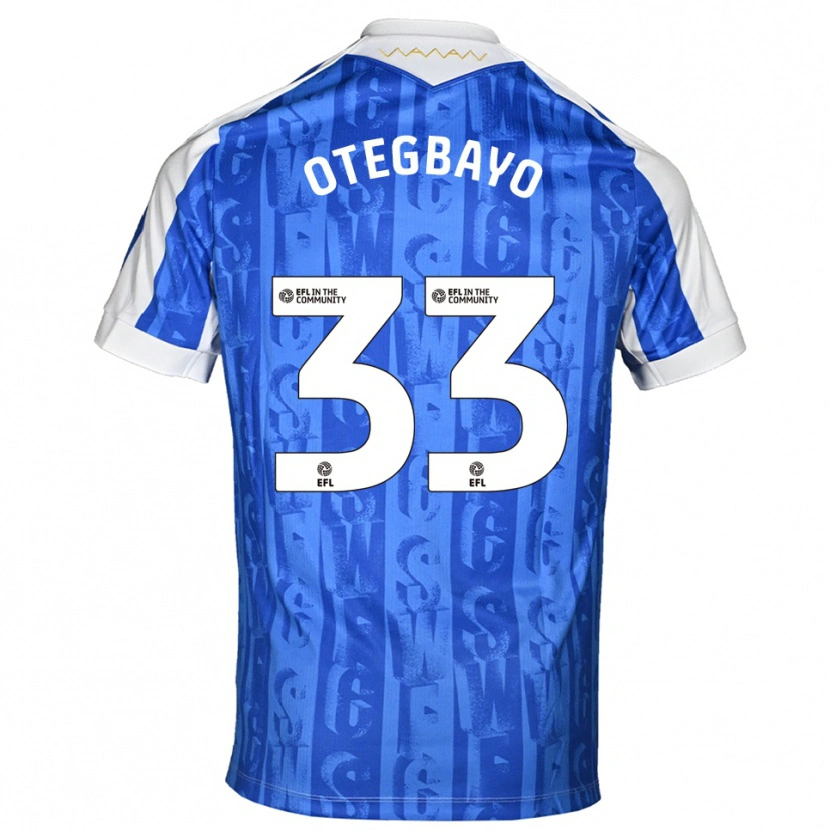 Danxen Kinder Gabriel Otegbayo #33 Blau Weiß Heimtrikot Trikot 2025/26 T-Shirt Österreich