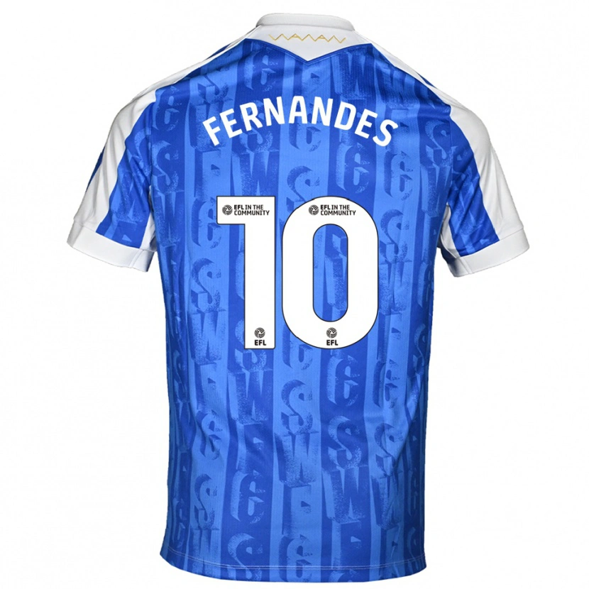 Danxen Kinder Bruno Fernandes #10 Blau Weiß Heimtrikot Trikot 2025/26 T-Shirt Österreich