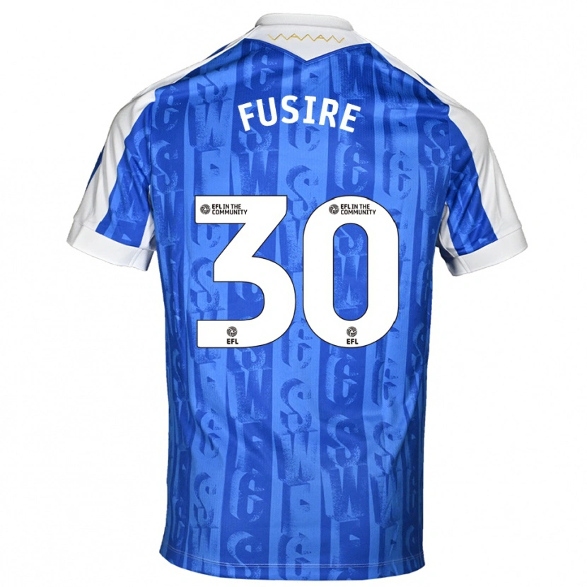 Danxen Kinder Sean Fusire #30 Blau Weiß Heimtrikot Trikot 2025/26 T-Shirt Österreich