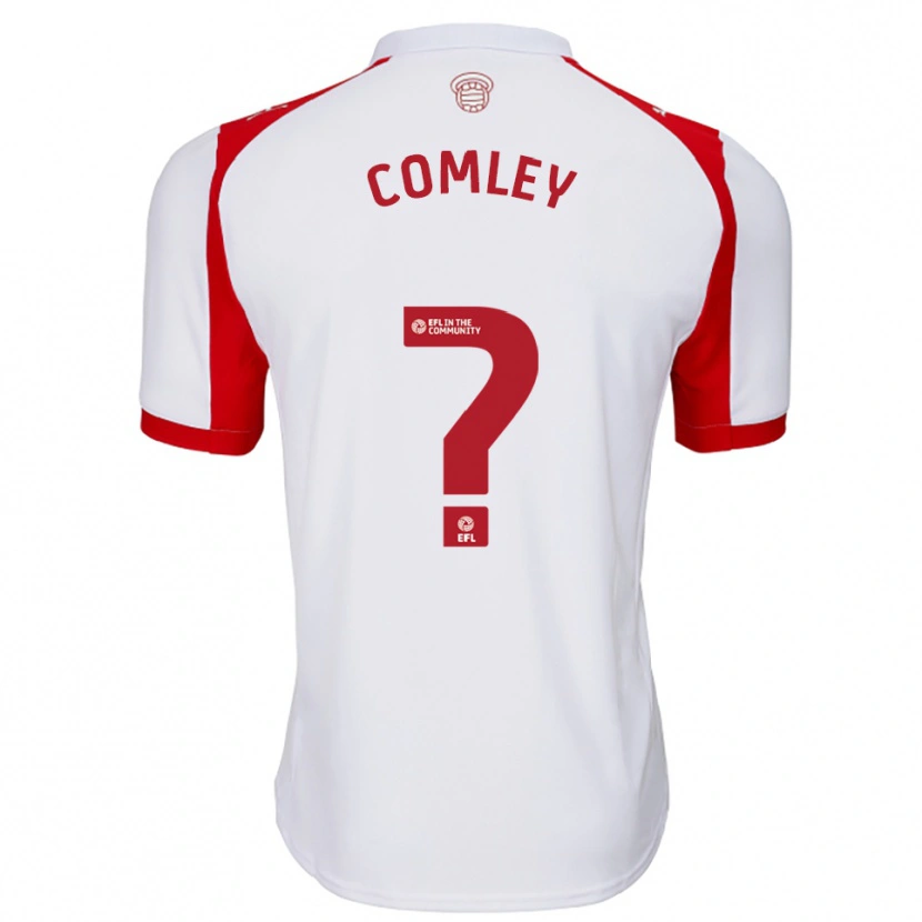 Danxen Kinder Wyatt Comley #0 Weiß Rot Heimtrikot Trikot 2025/26 T-Shirt Österreich