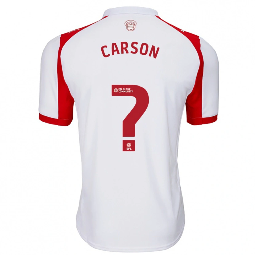 Danxen Kinder Matty Carson #0 Weiß Rot Heimtrikot Trikot 2025/26 T-Shirt Österreich