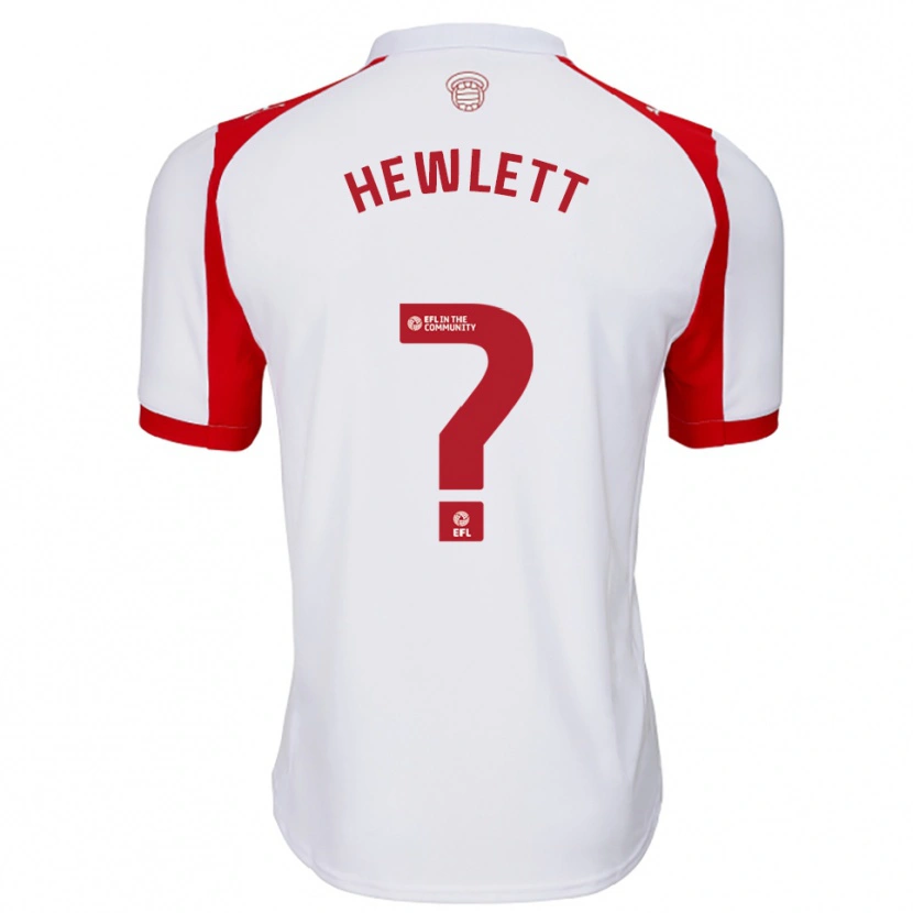 Danxen Kinder Jem Hewlett #0 Weiß Rot Heimtrikot Trikot 2025/26 T-Shirt Österreich