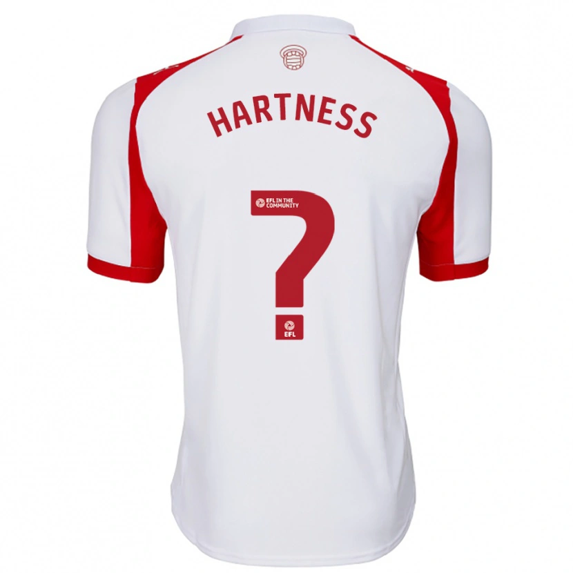 Danxen Kinder Ethan Hartness #0 Weiß Rot Heimtrikot Trikot 2025/26 T-Shirt Österreich