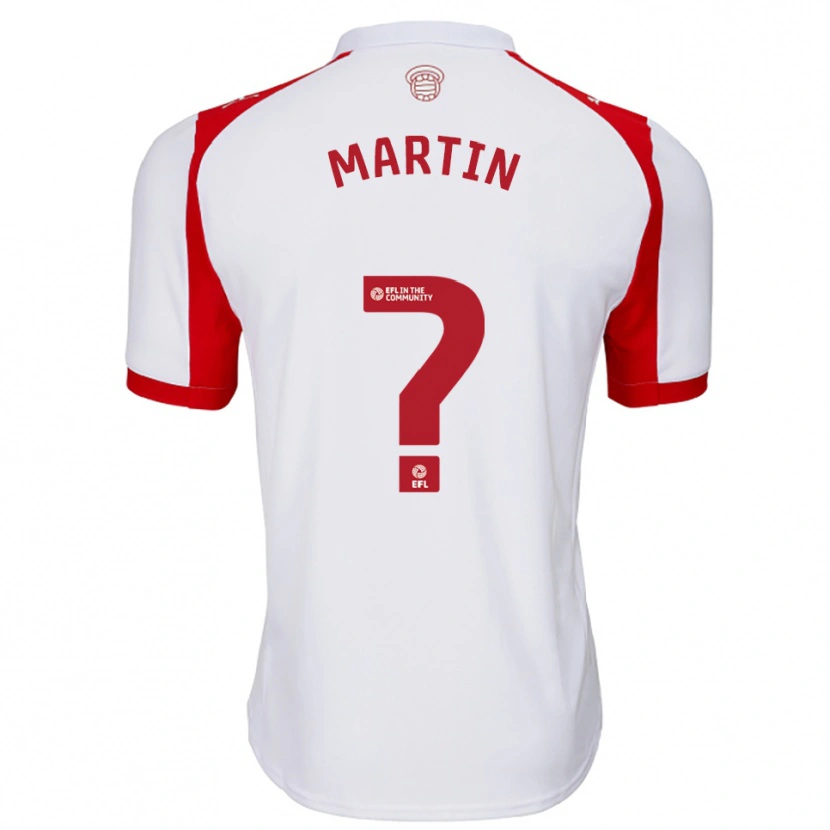 Danxen Kinder James Martin #0 Weiß Rot Heimtrikot Trikot 2025/26 T-Shirt Österreich