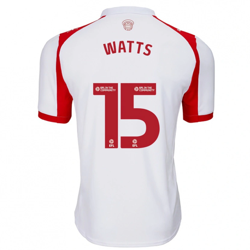 Danxen Kinder Harry Watts #15 Weiß Rot Heimtrikot Trikot 2025/26 T-Shirt Österreich