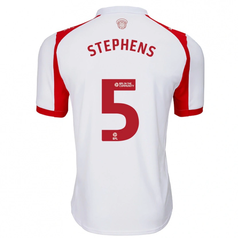 Danxen Kinder Jack Stephens #5 Weiß Rot Heimtrikot Trikot 2025/26 T-Shirt Österreich