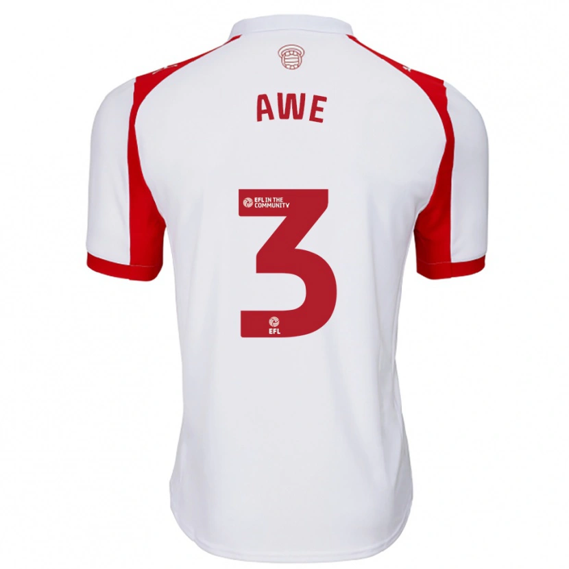 Danxen Kinder Zach Awe #3 Weiß Rot Heimtrikot Trikot 2025/26 T-Shirt Österreich