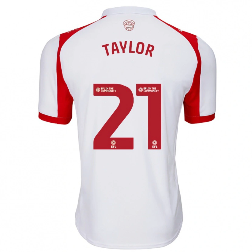 Danxen Kinder Charlie Taylor #21 Weiß Rot Heimtrikot Trikot 2025/26 T-Shirt Österreich