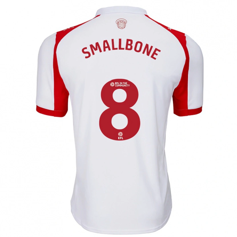 Danxen Kinder Will Smallbone #8 Weiß Rot Heimtrikot Trikot 2025/26 T-Shirt Österreich