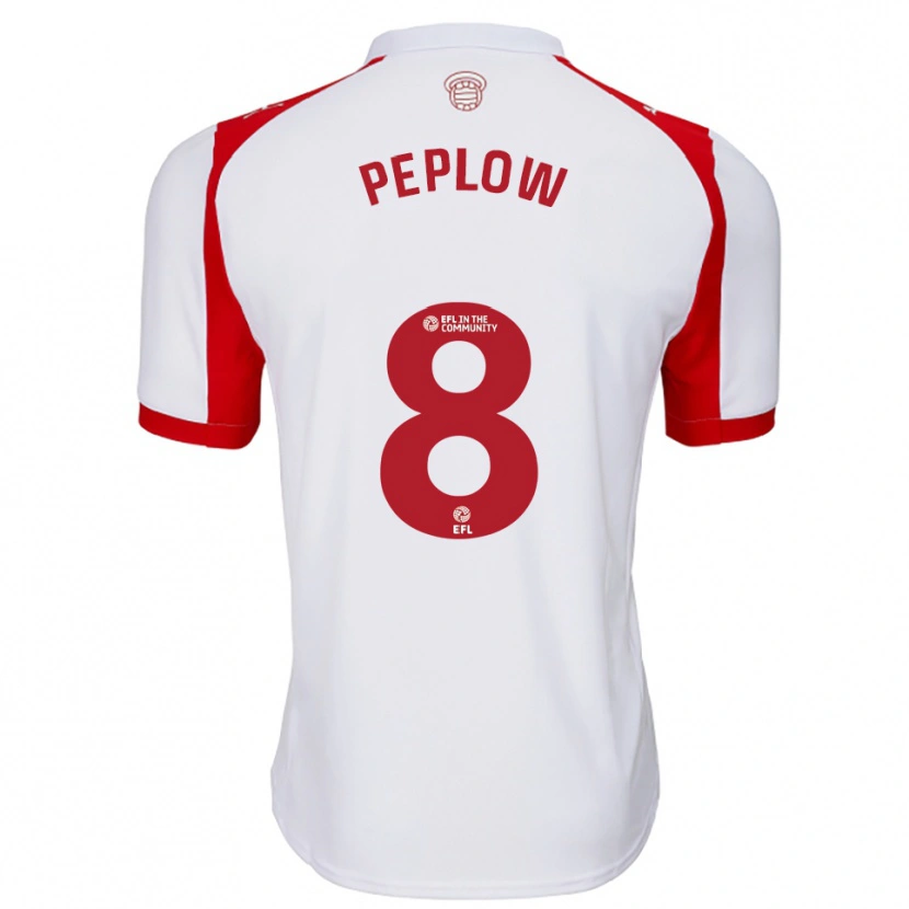 Danxen Kinder Chloe Peplow #8 Weiß Rot Heimtrikot Trikot 2025/26 T-Shirt Österreich