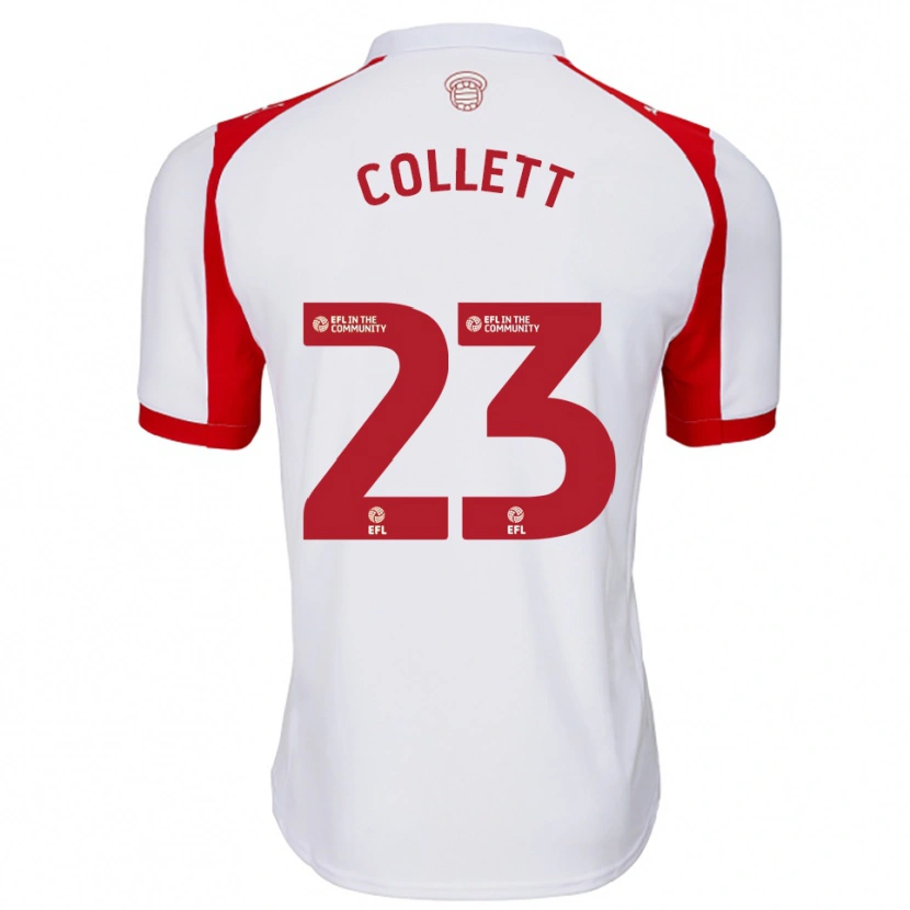 Danxen Kinder Megan Collett #23 Weiß Rot Heimtrikot Trikot 2025/26 T-Shirt Österreich