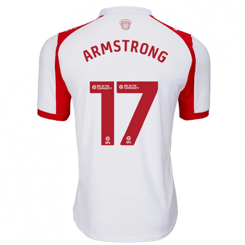 Danxen Kinder Stuart Armstrong #17 Weiß Rot Heimtrikot Trikot 2025/26 T-Shirt Österreich