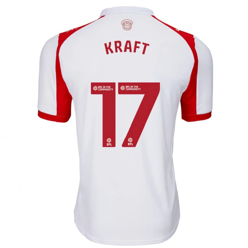 Danxen Kinder Emily Kraft #17 Weiß Rot Heimtrikot Trikot 2025/26 T-Shirt Österreich