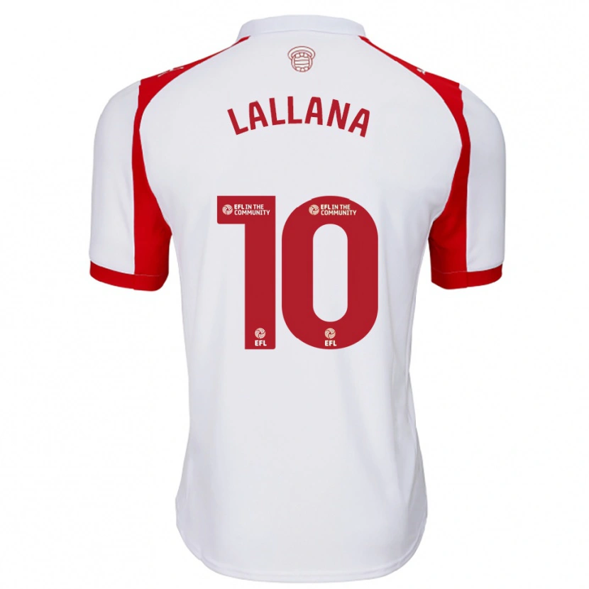 Danxen Kinder Adam Lallana #10 Weiß Rot Heimtrikot Trikot 2025/26 T-Shirt Österreich
