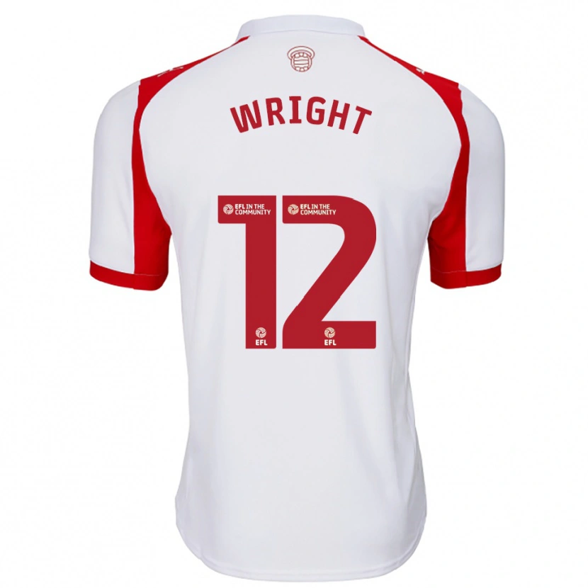 Danxen Kinder Josh Wright #12 Weiß Rot Heimtrikot Trikot 2025/26 T-Shirt Österreich