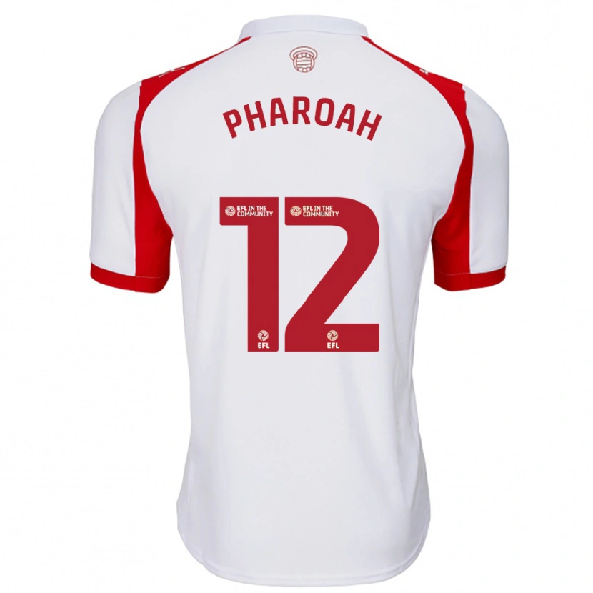Danxen Kinder Sophia Pharoah #12 Weiß Rot Heimtrikot Trikot 2025/26 T-Shirt Österreich